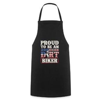 Motocross Enduro Off Road Dirt Biker - Tablier de cuisine - noir - Devant - AI Model Male 185 dark (185cm)