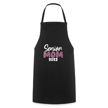Senior mother 2023 - Cooking Apron - black - Front - AI Model Male 185 dark (185cm)