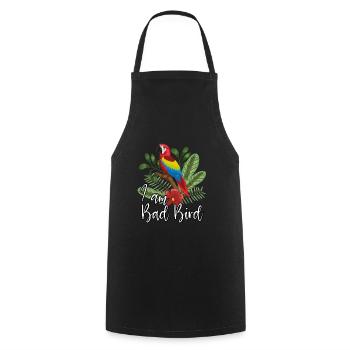 Je suis un oiseau maléfique - Tablier de cuisine - noir - Devant - AI Model Male 185 dark (185cm)