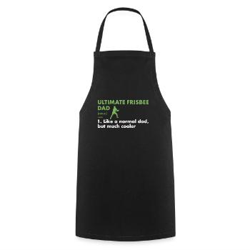 Sport Dad Définition Ultimate Frisbee - Tablier de cuisine - noir - Devant - AI Model Male 185 dark (185cm)
