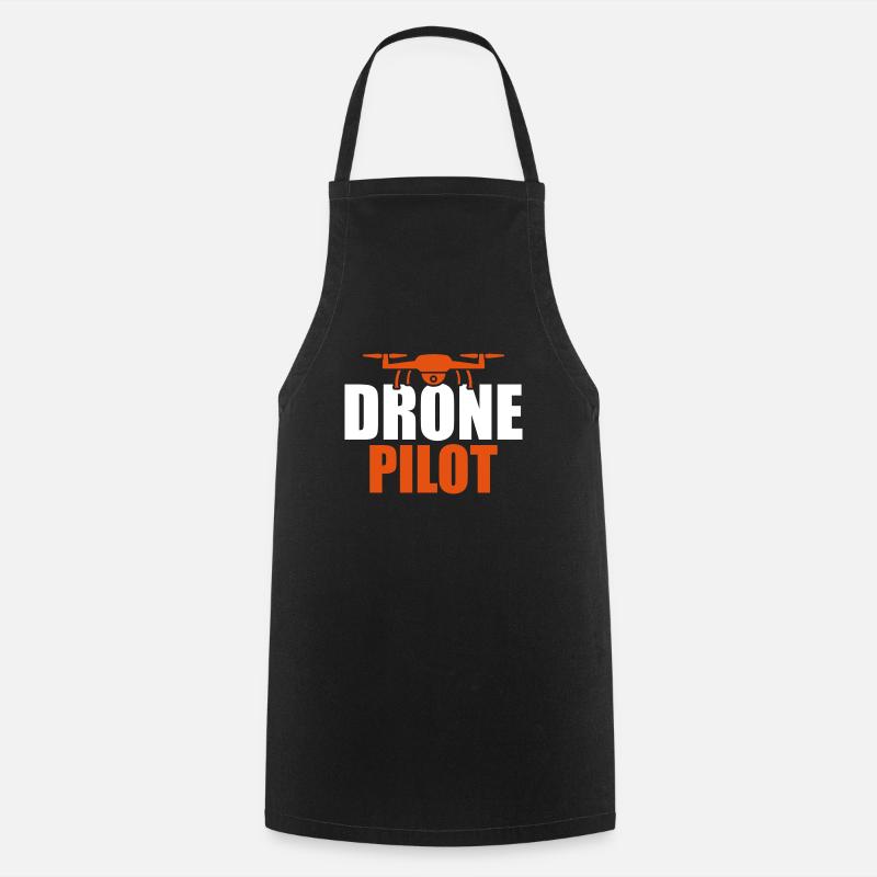 drone - Cooking Apron - black