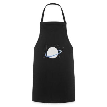 planet universe stars symbol - Cooking Apron - black - Front - AI Model Male 185 dark (185cm)