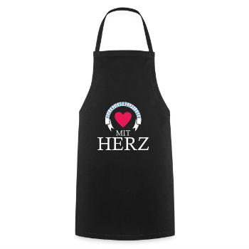 Heilerziehungspflege Heilerziehungspflegerin hep - Kochschürze - Schwarz - Vorne - AI Model Male 185 dark (185cm)