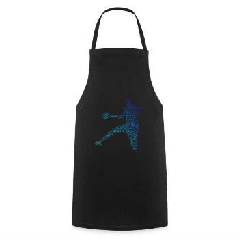 Joueurs de handball Handball masculin Handball féminin - Tablier de cuisine - noir - Devant - AI Model Male 185 dark (185cm)