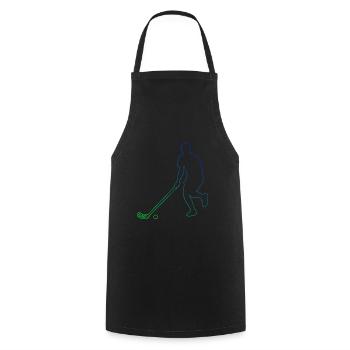 Unihockeyspielen Hockey Unihockey Innebandy - Kochschürze - Schwarz - Vorne - AI Model Male 185 dark (185cm)