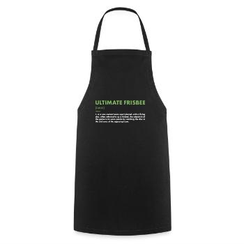 Sport Définition Ultimate Frisbee - Tablier de cuisine - noir - Devant - AI Model Male 185 dark (185cm)