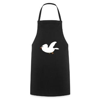 Oiseau Animal Symbole Ailes Fly Cartoon - Tablier de cuisine - noir - Devant - AI Model Male 185 dark (185cm)
