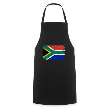 Afrique du Sud - Tablier de cuisine - noir - Devant - AI Model Male 185 dark (185cm)