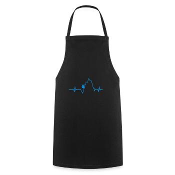 escalader des montagnes - Tablier de cuisine - noir - Devant - AI Model Male 185 dark (185cm)