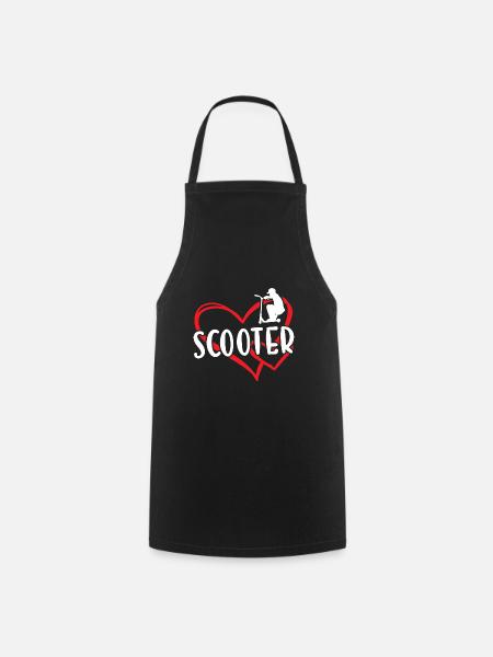 Sport Heart Scooter - Kochschürze - Schwarz