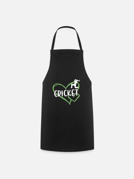 Sport Heart Cricket - Kochschürze - Schwarz