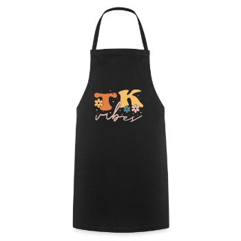 TK Vibes Wildflower Retro Teacher Daisy Kid - Tablier de cuisine - noir - Devant - AI Model Male 185 dark (185cm)