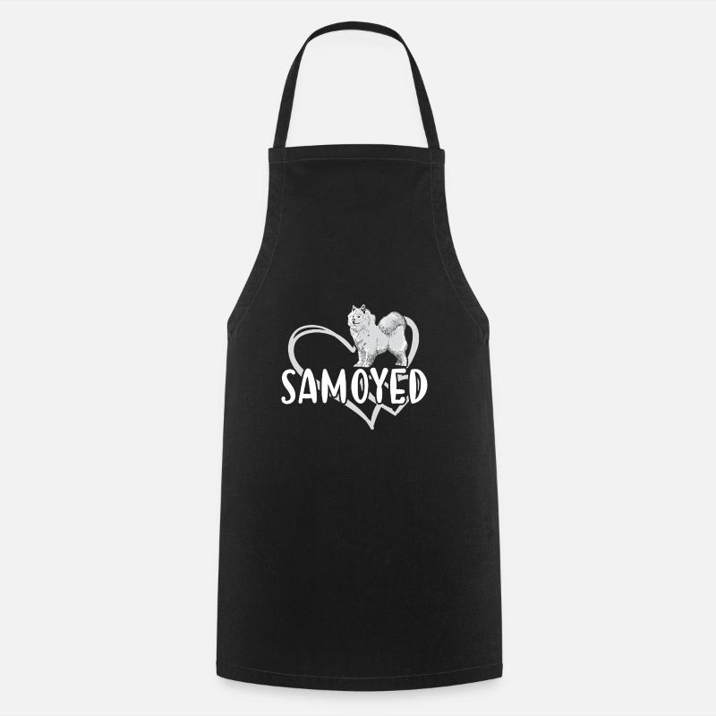 Cœur de Samoyède - Tablier de cuisine - noir