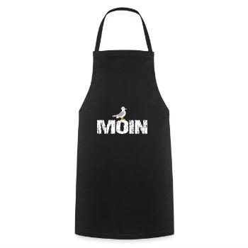 Moin - Kochschürze - Schwarz - Vorne - AI Model Male 185 dark (185cm)