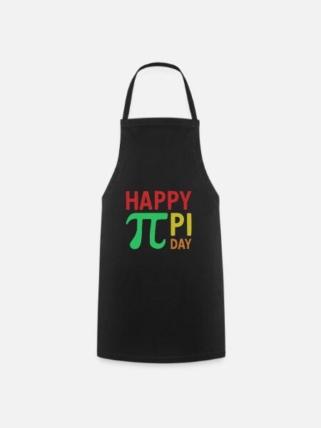 Math Happy Pi Day Pi - Kochschürze - Schwarz