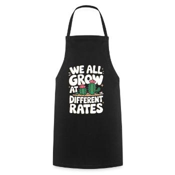 Cactus Cacti Desert Plant - Cooking Apron - black - Front - AI Model Male 185 dark (185cm)