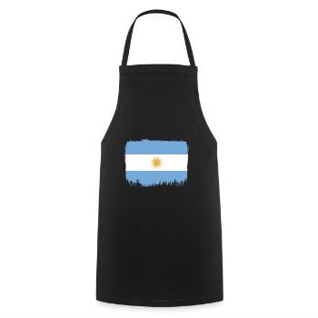 Argentina Flag South America Argentine Flag - Cooking Apron - black - Front - AI Model Male 185 dark (185cm)