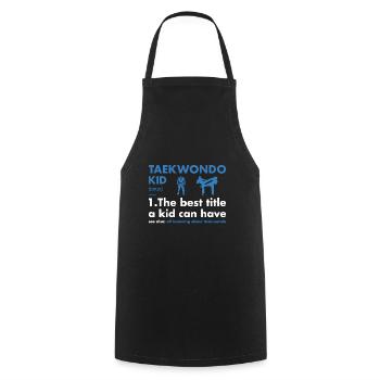 Sport Kid Definition Taekwondo - Cooking Apron - black - Front - AI Model Male 185 dark (185cm)
