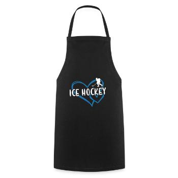 Sport Heart Ice Hockey - Kochschürze - Schwarz - Vorne - AI Model Male 185 dark (185cm)