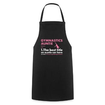Sport Auntie Gymnastique - Tablier de cuisine - noir - Devant - AI Model Male 185 dark (185cm)