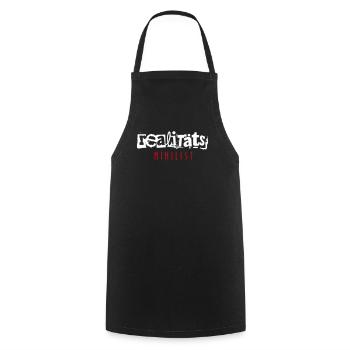 Realitätsnihilist Realität Spruch - Kochschürze - Schwarz - Vorne - AI Model Male 185 dark (185cm)