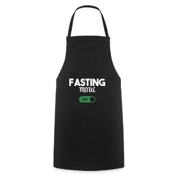 Ramadan Kareem fasten Muslim Geschenkidee - Kochschürze - Schwarz - Vorne - AI Model Male 185 dark (185cm)