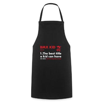 Sport Kid Definition BMX - Cooking Apron - black - Front - AI Model Male 185 dark (185cm)