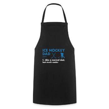 Sport Dad Definition Ice Hockey - Kochschürze - Schwarz - Vorne - AI Model Male 185 dark (185cm)