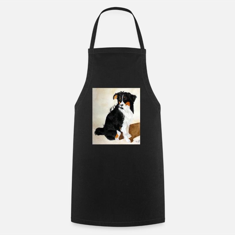 Seated Aussie Nanouk - Cooking Apron - black