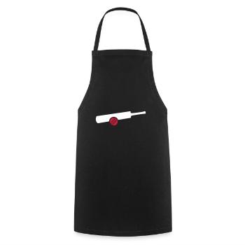 Cricket - Kochschürze - Schwarz - Vorne - AI Model Male 185 dark (185cm)