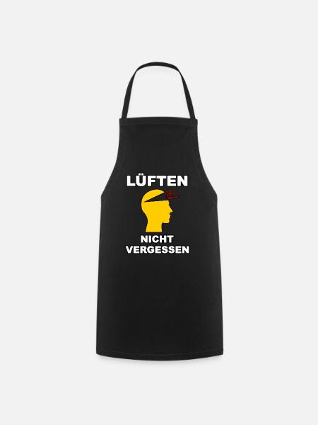 Anti Corona - Kochschürze - Schwarz