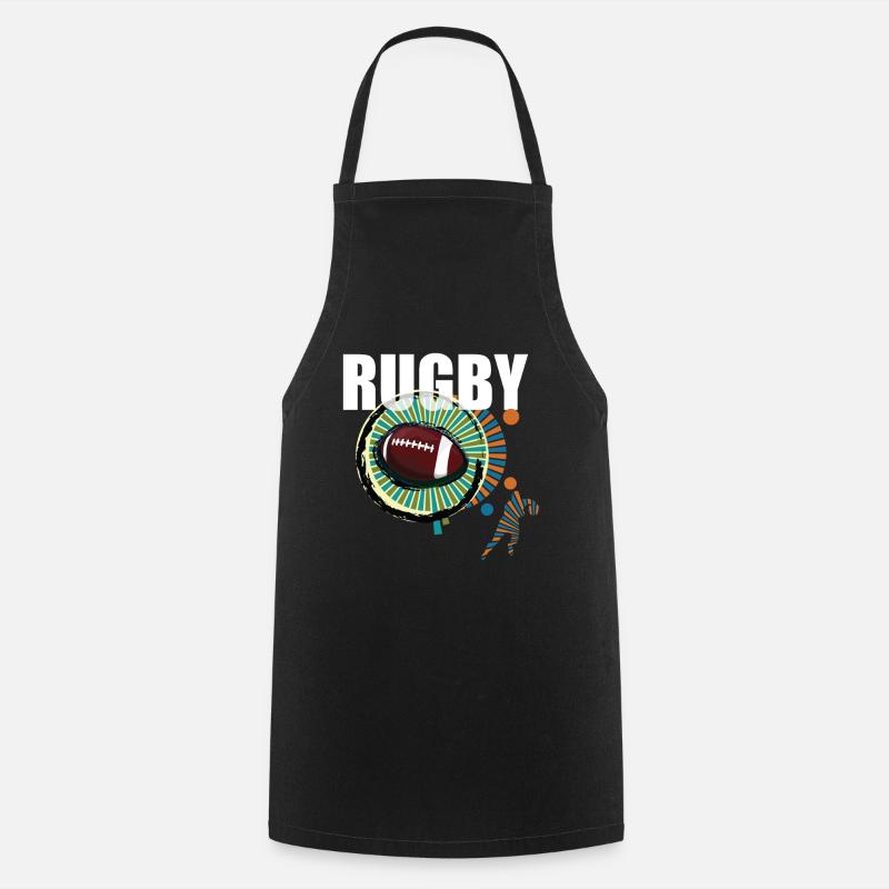 rugby - Cooking Apron - black