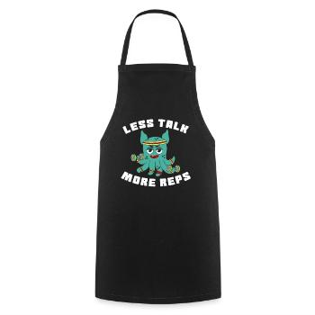 The Small But Adorable Dumbo Octopus Tshirt - Cooking Apron - black - Front - AI Model Male 185 dark (185cm)
