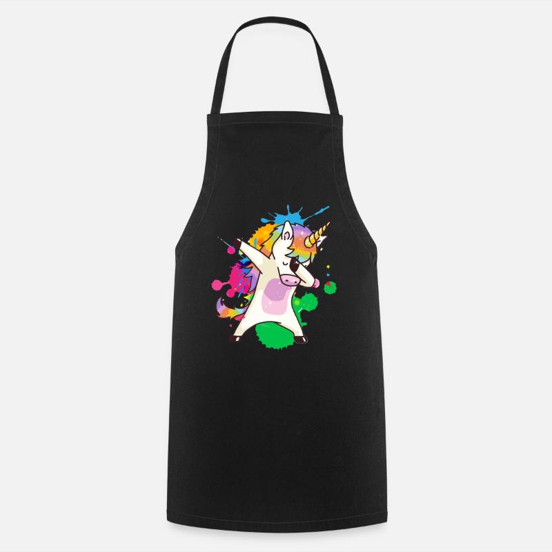 Dab Licorne - Tablier de cuisine - noir