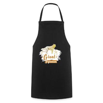 Great Pyrenees Pyrenees Dog Dog Dog - Cooking Apron - black - Front - AI Model Male 185 dark (185cm)