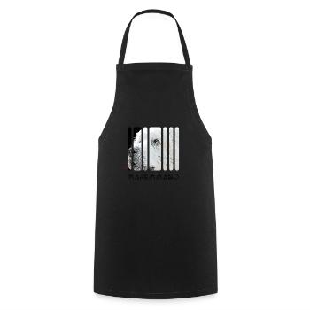 Pastore Maremmano Abruzzese Herd Protection HerdIng Dog - Cooking Apron - black - Front - AI Model Male 185 dark (185cm)