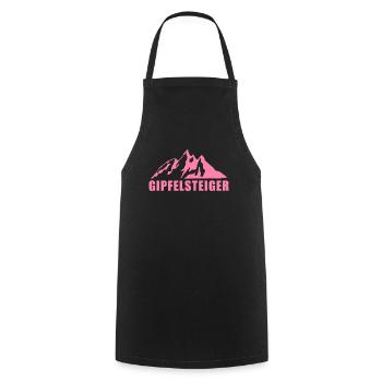 Hiker Hiking Hike Hikers Hiking - Cooking Apron - black - Front - AI Model Male 185 dark (185cm)