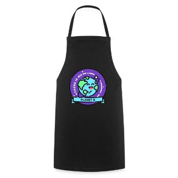 Environmental protection bee sea - Cooking Apron - black - Front - AI Model Male 185 dark (185cm)