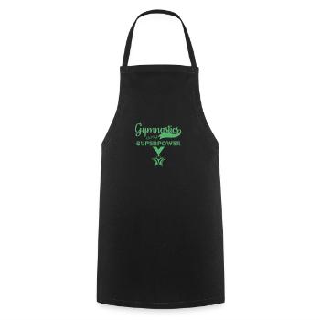 Floor Gymnast Floor Gymnast Floor Gymnast Floor Gymnast - Cooking Apron - black - Front - AI Model Male 185 dark (185cm)