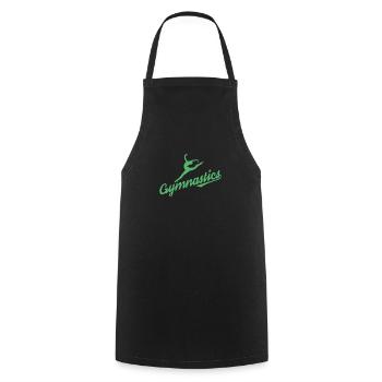 Floor gymnastics Gymnastics Gymnastics Gymnasts Floor gymnasts - Cooking Apron - black - Front - AI Model Male 185 dark (185cm)
