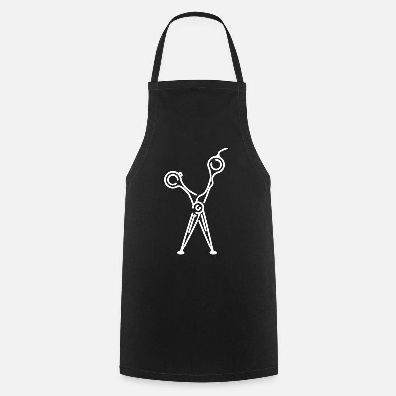 hair stylist - Cooking Apron - black