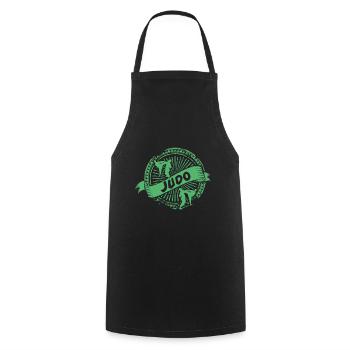 Judoka Martial Arts Martial Arts Judo Fight Judo - Cooking Apron - black - Front - AI Model Male 185 dark (185cm)