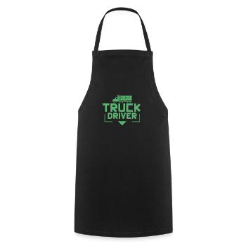 Camions - Tablier de cuisine - noir - Devant - AI Model Male 185 dark (185cm)