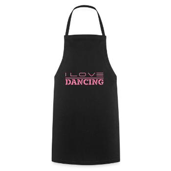 Tänzer Tänzerin Tanz Tanzen Tanzschule - Kochschürze - Schwarz - Vorne - AI Model Male 185 dark (185cm)