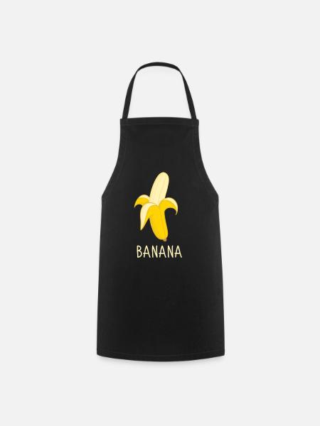 Banane banane - Tablier de cuisine - noir