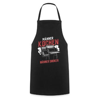 Grillen Grillmeister BBQ - Kochschürze - Schwarz - Vorne - AI Model Male 185 dark (185cm)