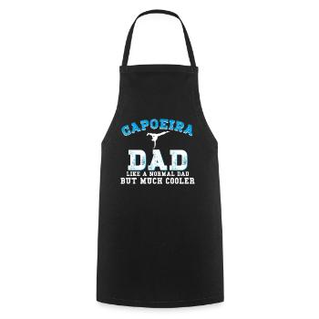 Capoeira dad - Cooking Apron - black - Front - AI Model Male 185 dark (185cm)
