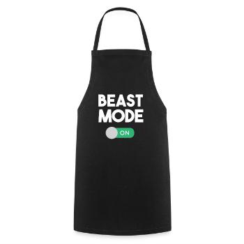 Gamer - Kochschürze - Schwarz - Vorne - AI Model Male 185 dark (185cm)