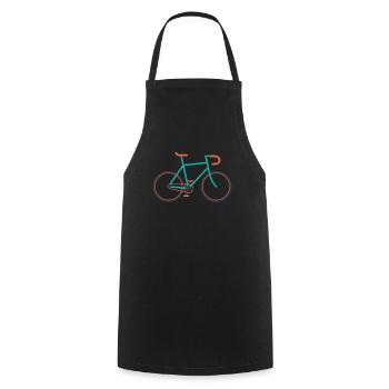 Vélo Route Vélo Vélo - Tablier de cuisine - noir - Devant - AI Model Male 185 dark (185cm)