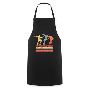 Planche à roulettes - Tablier de cuisine - noir - Devant - AI Model Male 185 dark (185cm)
